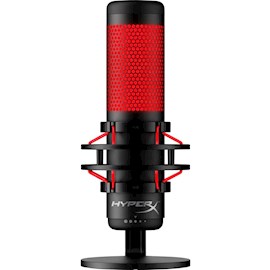 მიკროფონი HyperX 4P5P6AA QuadCast, Microphone, USB, 3.5mm, Black/Red